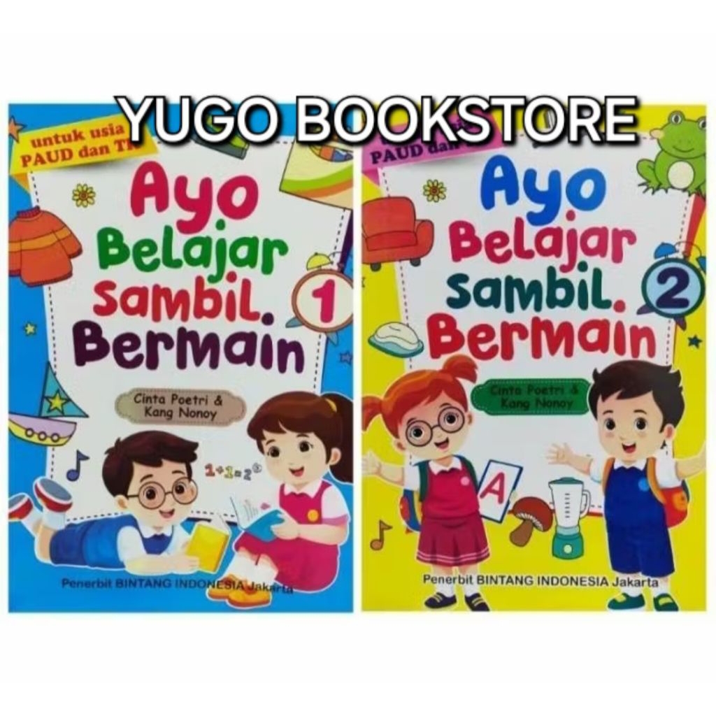 LETS LEARN TO PLAY SAMBAL เล่ม 1 และ 2 สําหรับ PAUD และ KINDERGARTEN ต้นฉบับ HVS กระดาษ