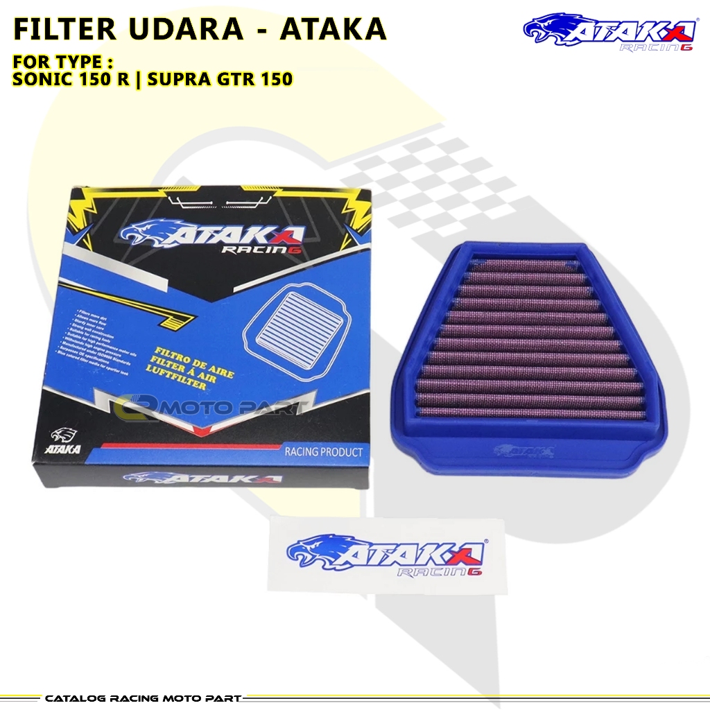 ATAKA กรองแอร์ Racing Sonic 150R Supra GTR 150
