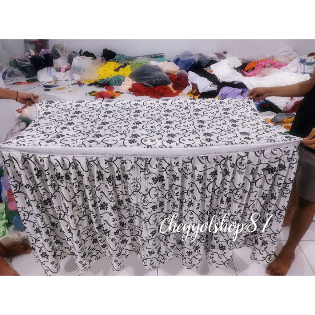 ผ้าคลุมโต๊ะครู โต๊ะบุฟเฟ่ต์ txlpxp 75cm x 60cm x 120cm