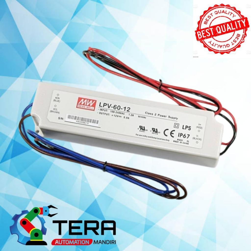 MEAN WELL LPV-60-12 LED MEANWELL DRIVER พาวเวอร์ซัพพลาย