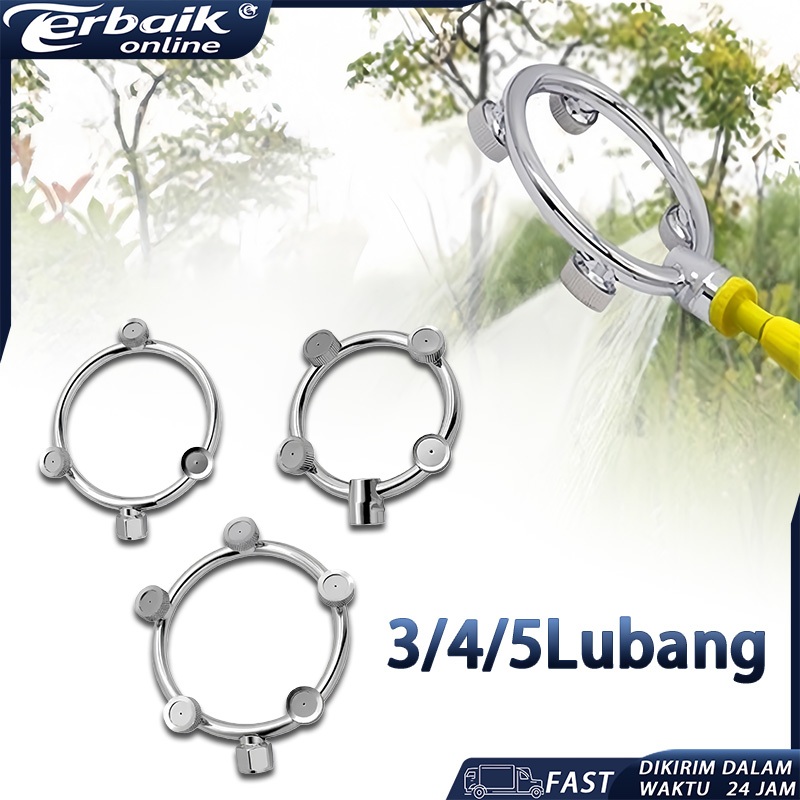 Mist Sprayer หัวฉีด 3/4/5 หัวหัวฉีด Sprayer หัวฉีด Sprayer สําหรับสวนชลประทาน