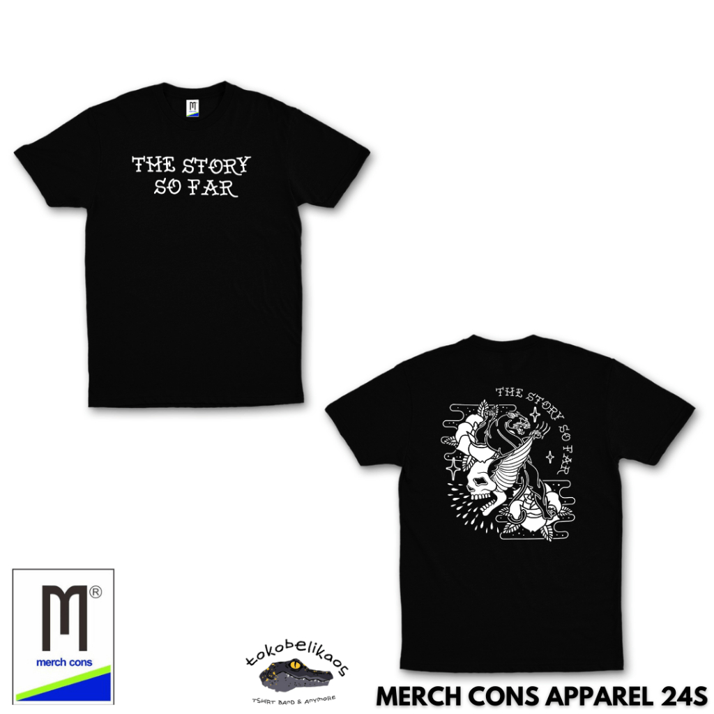 ชม.17 | THE STORY SO FAR BAND เสื้อยืดแท็ก MERCHCONS APPAREL COTTON COMBED 24S