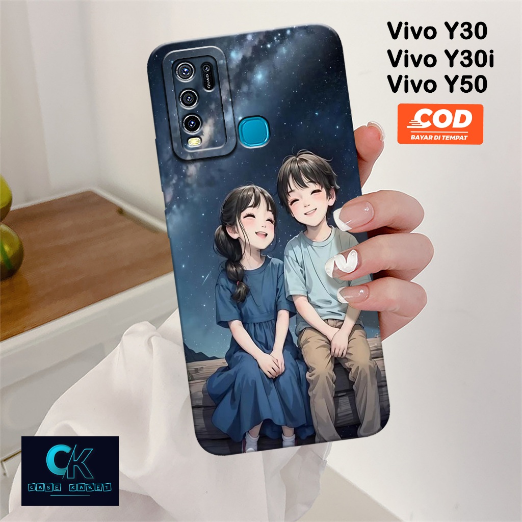 เคส HP Samsung Vivo Y30 / Y30i / Y50 - เคสแฟชั่นคู่รัก - เคสยาง - เคส Vivo Y30 / Y30i / Y50 ล่าสุด -