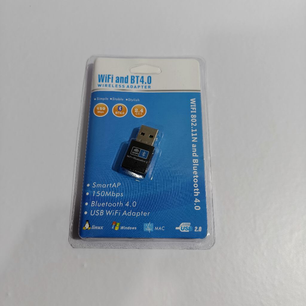 Mini USB WiFi Bluetooth 2 in 1 Dongle 802.11AC / wifi บลูทูธ dongle WIFI 802.11N และ BLUETOOTH 4.0