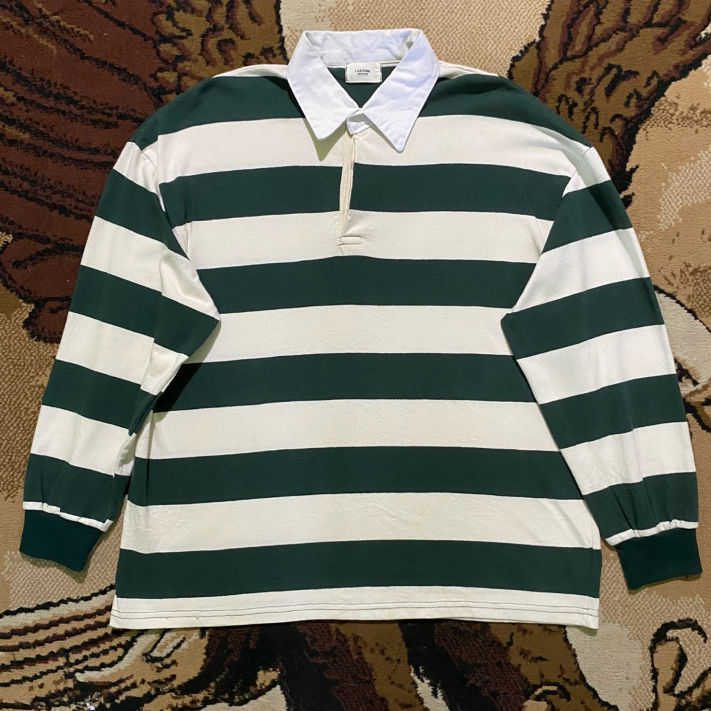 LAB STUDIO (Vivid Lauren) POLO RUGBY / LONG SLEEVE COLLAR T-SHIRT / เสื้อยืดแขนยาว