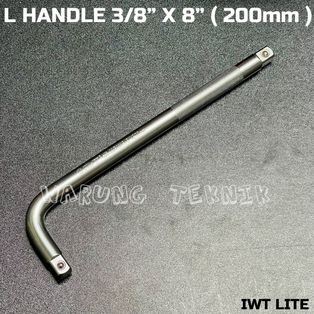 X8 IWT LITE W-SA-LH08LITE L HANDLE 3/8"