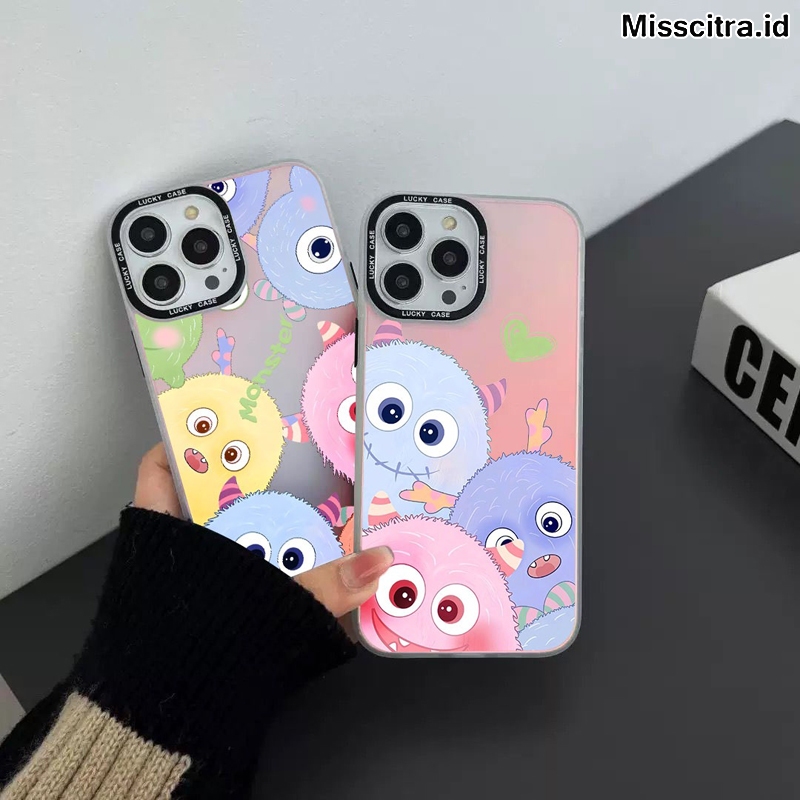 GLOSSY COQUETTE MONSTER COMPATIBLE IMD CASING สําหรับ OPPO A1K A3 A3X A5 A5S A5X A7 A8 A9 A12 A15 A1