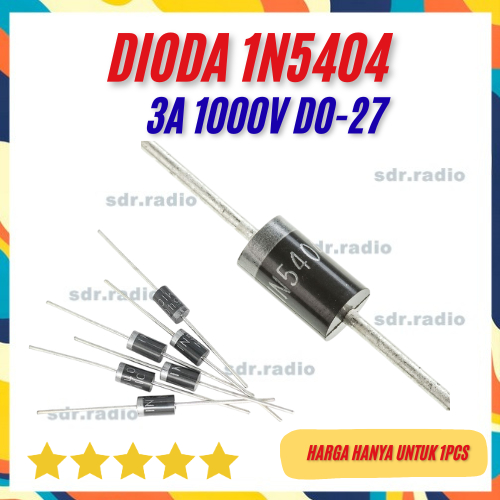 1N5404 1n 5404 วงจรเรียงกระแสวัตถุประสงค์ทั่วไป 1000 V 3 A IN5404 IN 5404