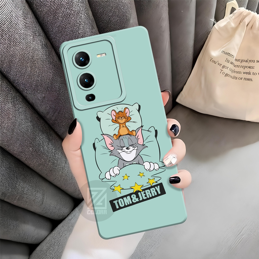เคส HP Vivo V25 Pro - เคสโทรศัพท์ Vivo V25 Pro - เคสแฟชั่น Tom And Jerry - กล้อง Pro - Vivo V25 Pro 