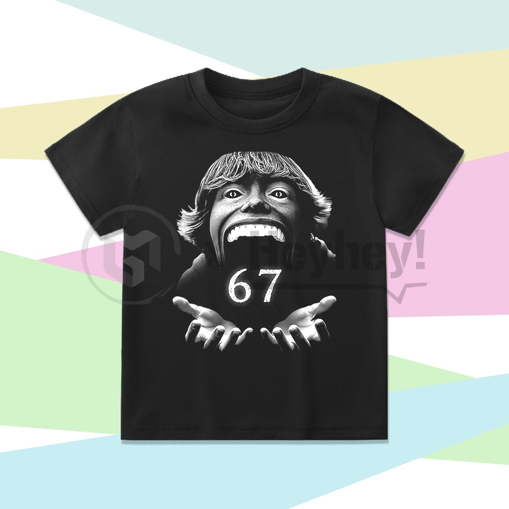 Anomali Kid 67 Roblox เสื้อยืดเด็ก