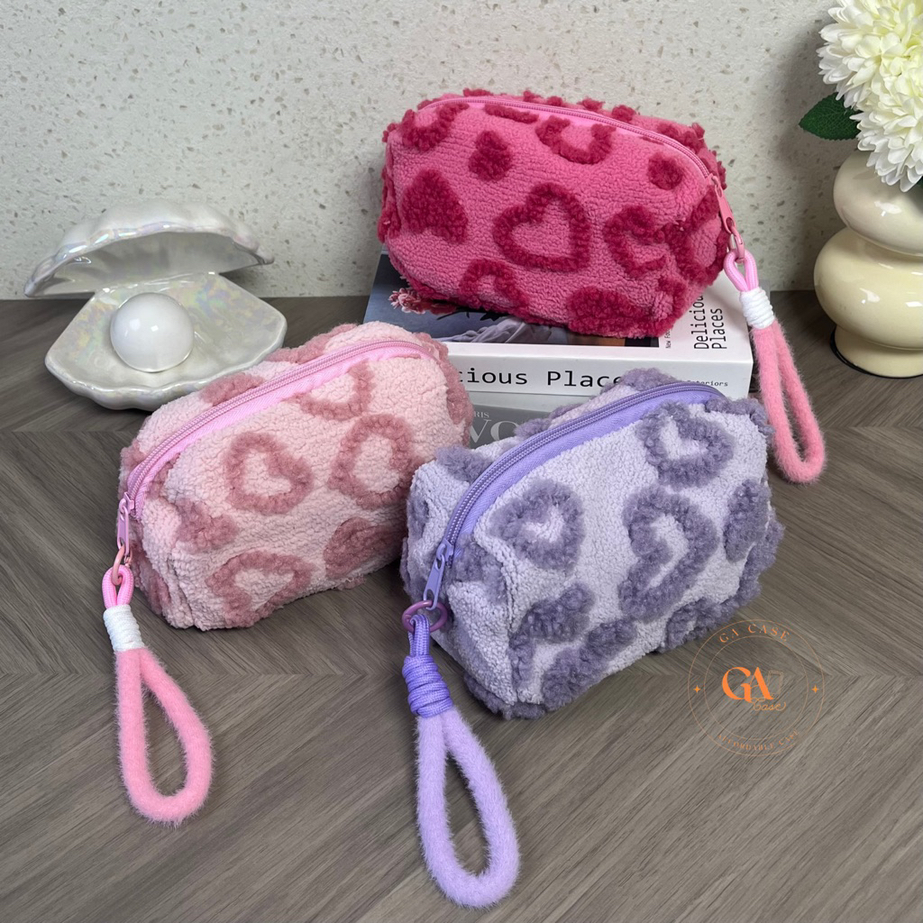 กระเป๋าสีชมพู LEOPARD MEDIUM