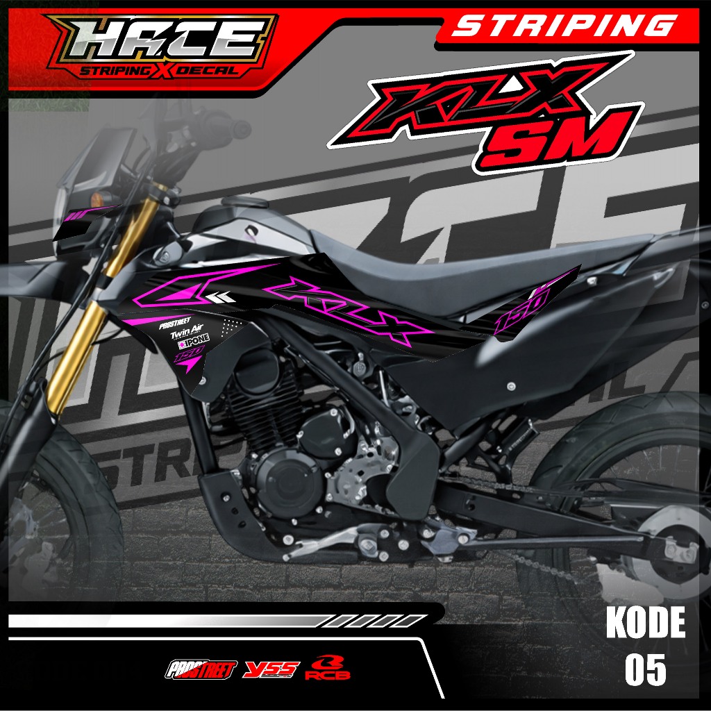 05 STRIPING STICKER KLX 150 SM-STRIPING STICKER KLX 150 SM