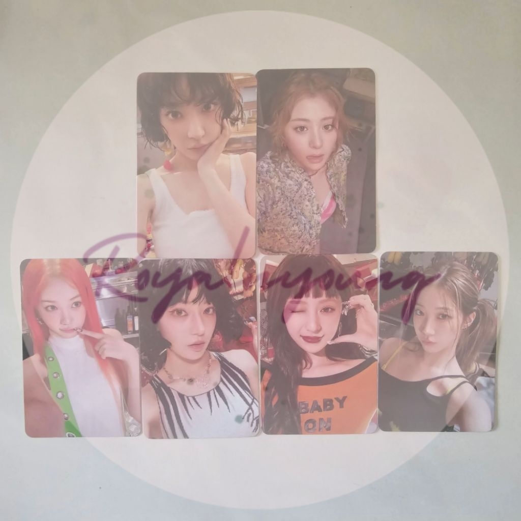 Photocard PC Album LE SAFIM - SPAGHETTI (Weverse Albums ver.) แชวอน ซากุระยูนจิน Kazuha