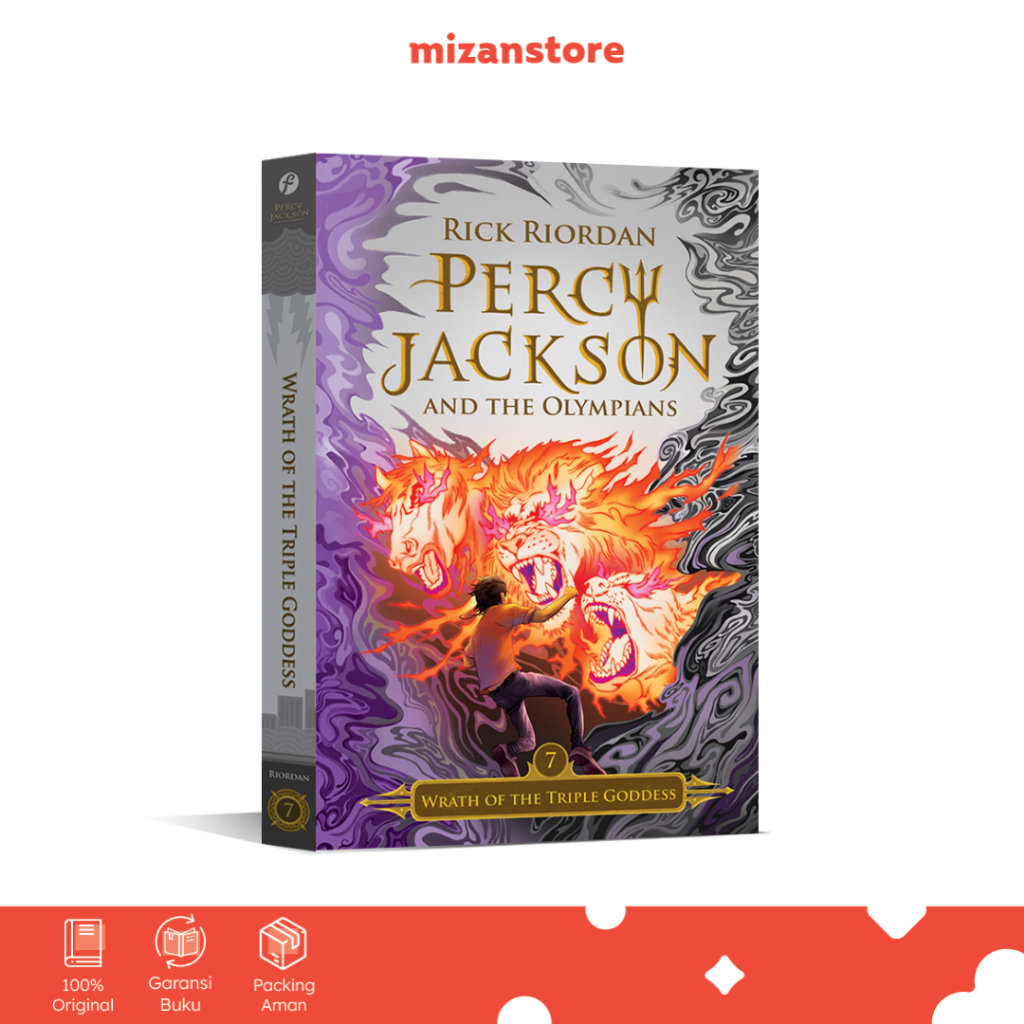 Percy Jackson and the Olympians Novel 7: Wrath of the Triple Goddess - Rick Riordan - Fantasy - Mizan Medan