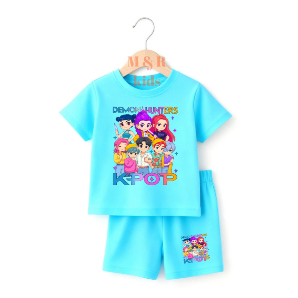 Kpop นักล่าปีศาจ rumi และชุดเด็กเพื่อน/ชุดเด็กผู้หญิงอายุ 2-12 ปี