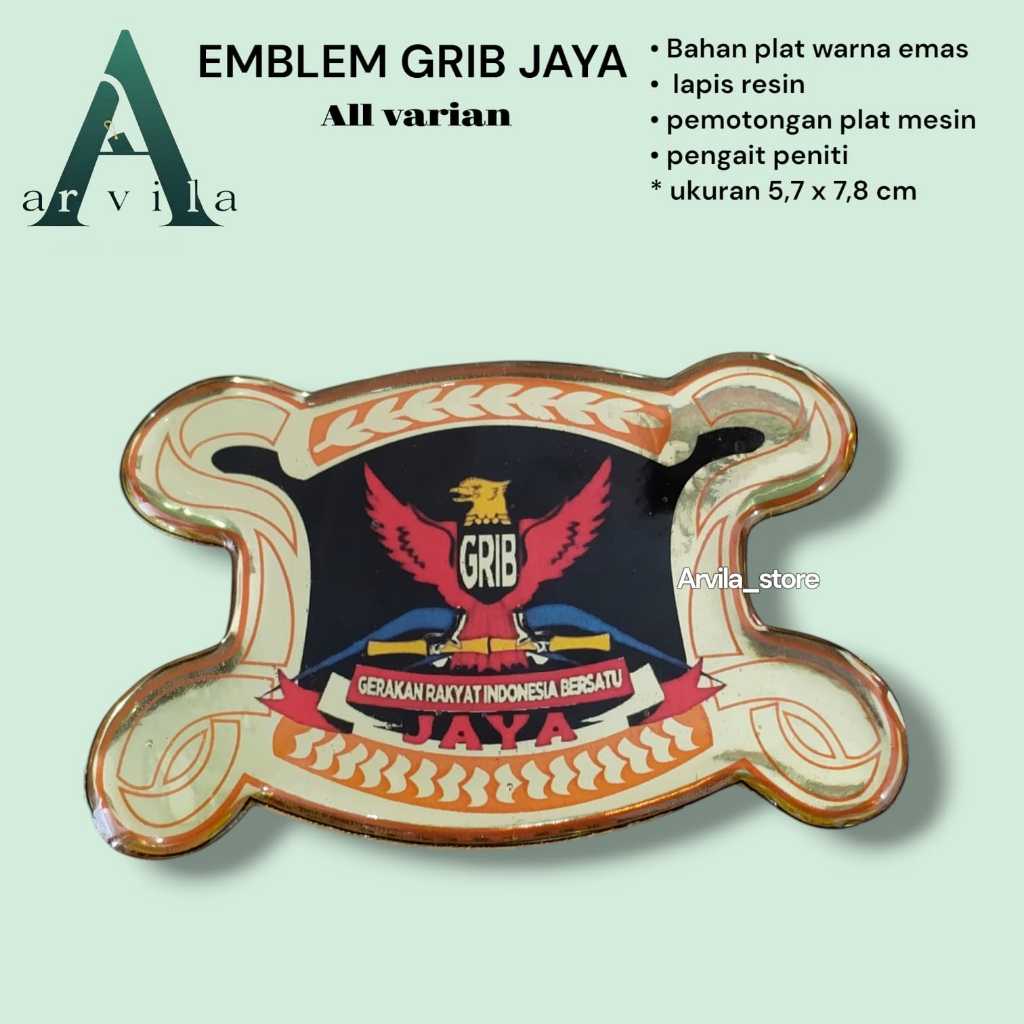 Emblem Grib jaya / Attures grib jaya / Pin grib jaya Model Butterfly / รังไข่ทั้งหมด