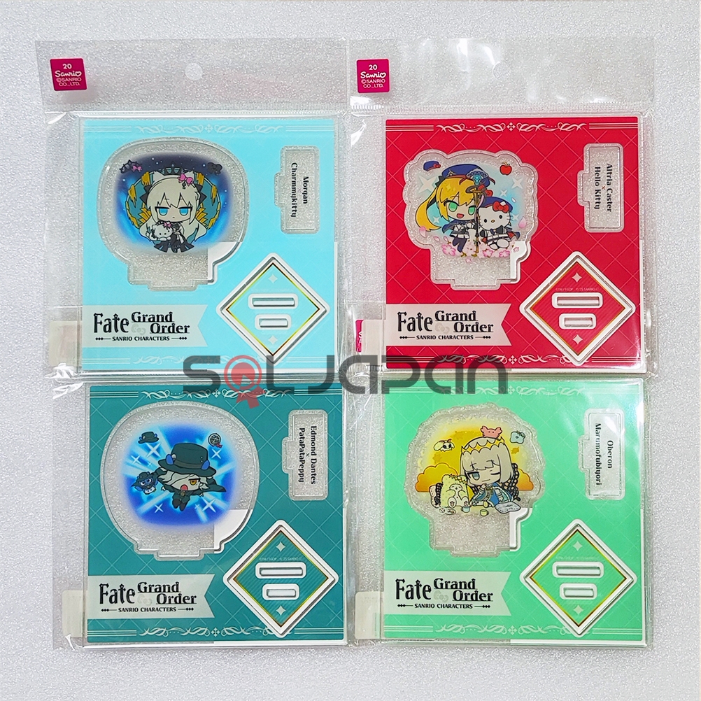 Fate Grand Order FGO Sanrio Series ขาตั้งอะคริลิค Morgan Castoria Altria Artoria Edmond Dantes Obero