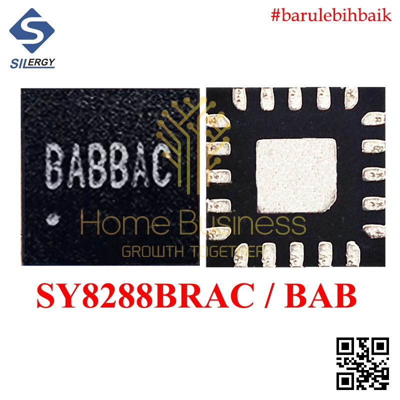 IC Silergy SY8288BRAC SY8288B SY8288 B SY 8288B 8288 B / BAB5 BAB6SB BAB5ZD 10A Buck Converter QFN-2