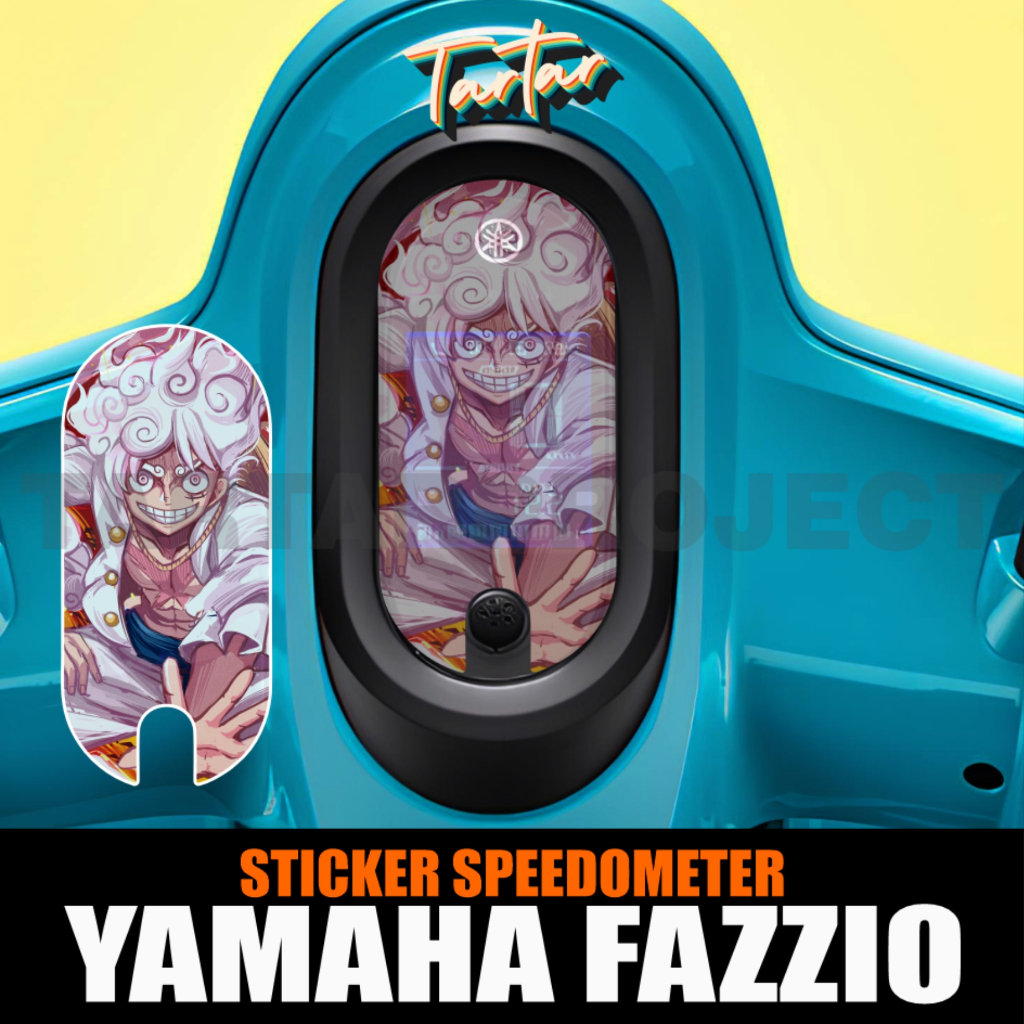 Yamaha Fazzio Anime Transparent Spido / สติ๊กเกอร์เรือนไมล์