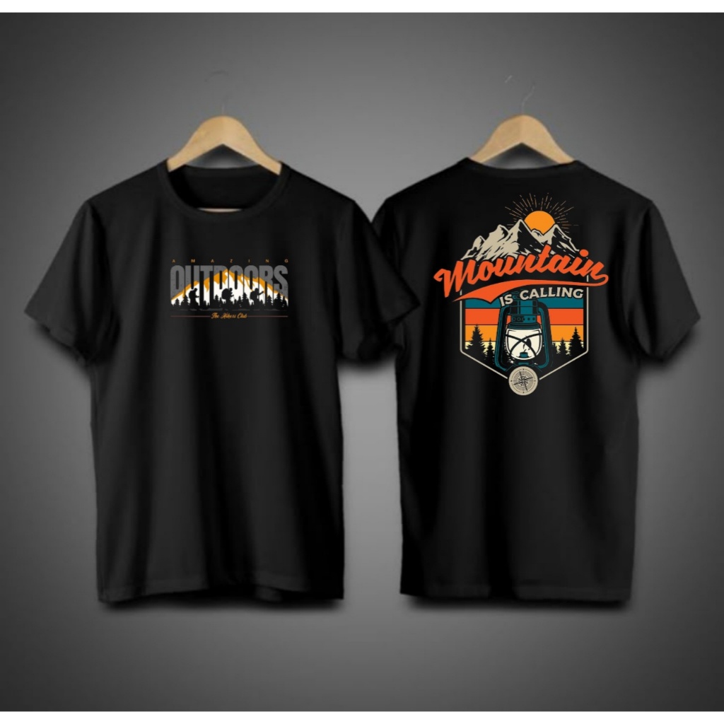 Distro T-shirts for Men and Women Premium T-shirts with mauntai Logo