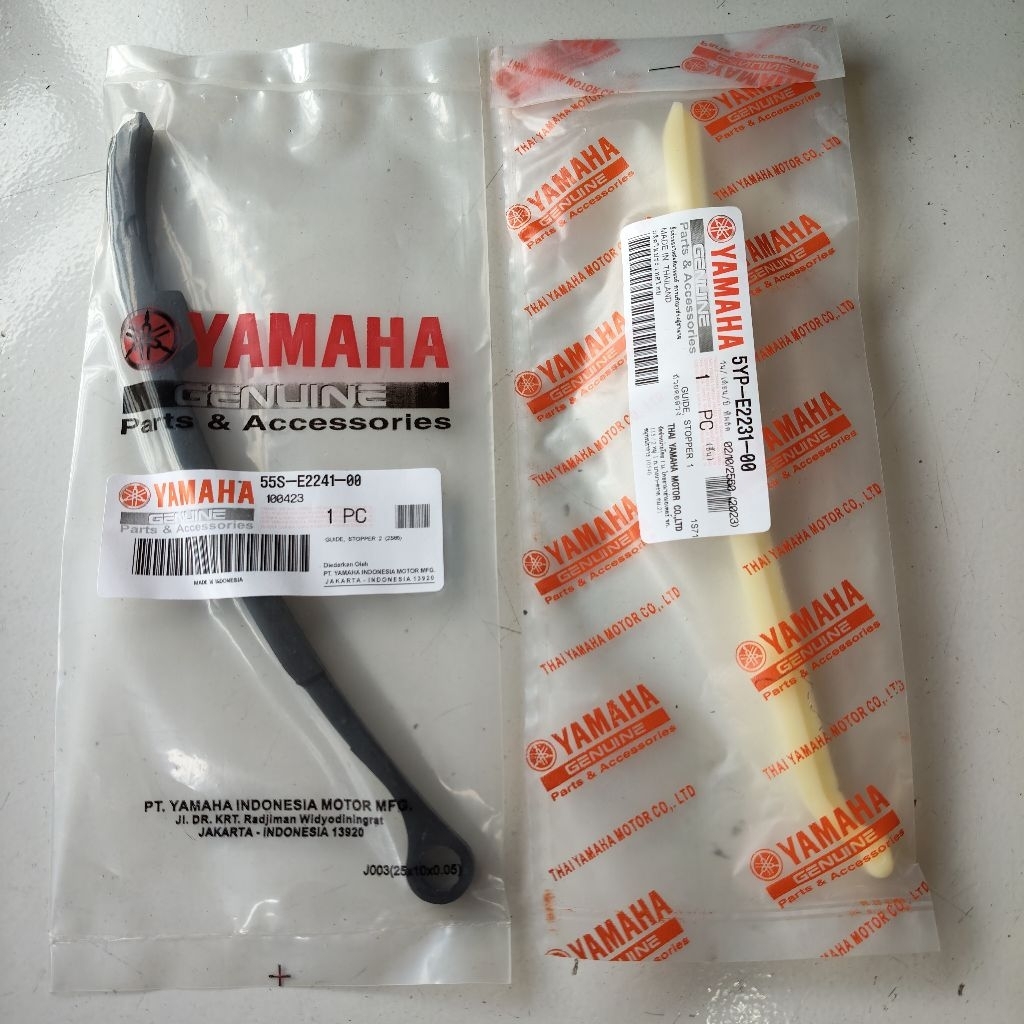 55S-E2241-00 Tensioner Upper และ Lower Rubber Jupiter MX Old New Guide Stopper Vixion Old original 5