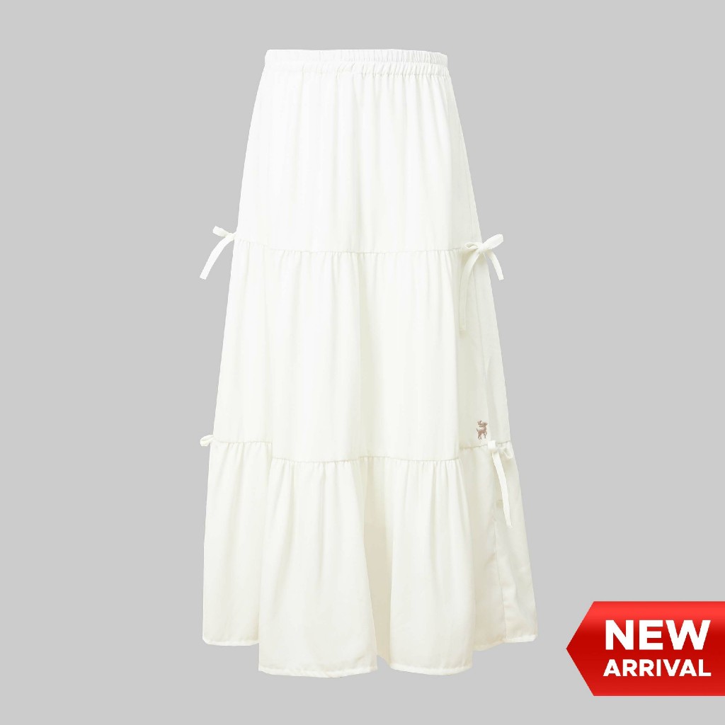 กระโปรงยาวสีขาว Cressida Kids Girl - 1FB083P