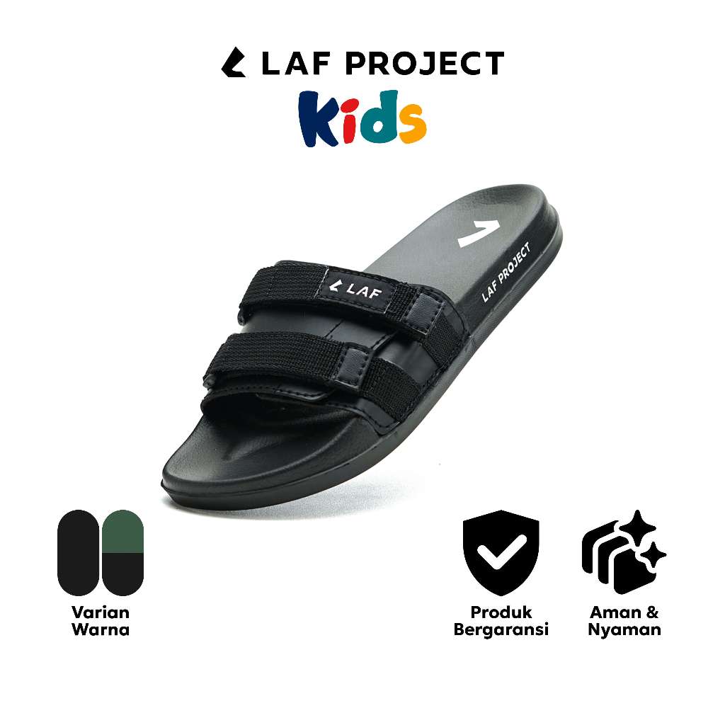 โครงการ LAF - รองเท้าแตะแบบสวมสไลด์สําหรับเด็กชายและเด็กหญิง - Gorka