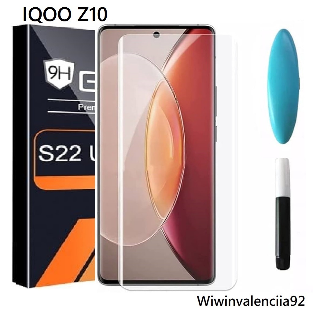 LAYAR ใหม่ TG UV CURVED WITHOUT FUL เคลียร์รายการ VIVO iQOO Z10 / V60 V60Lite V50 V50 Lite FINGERPRI