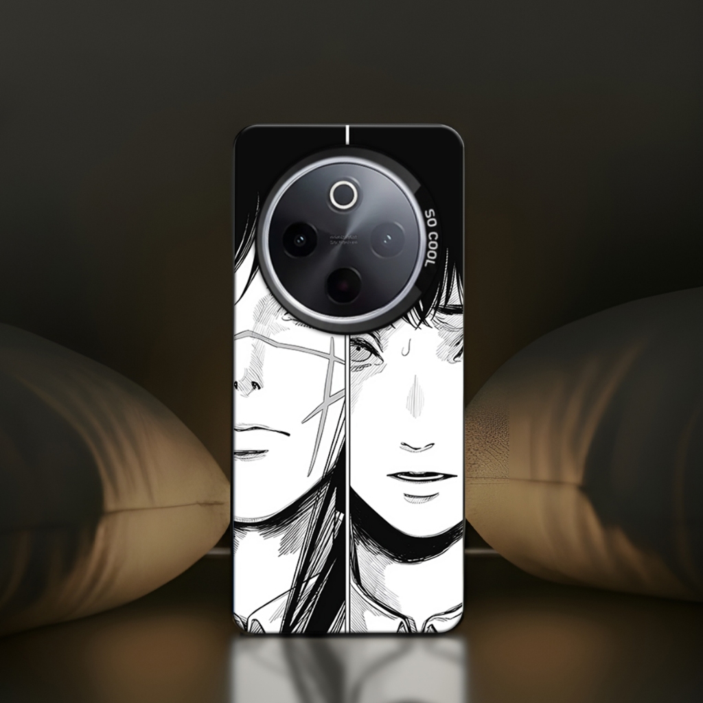 RN32 Face Anime Case Vivo IQoo Z10 กระดานแข็งขอบนุ่ม