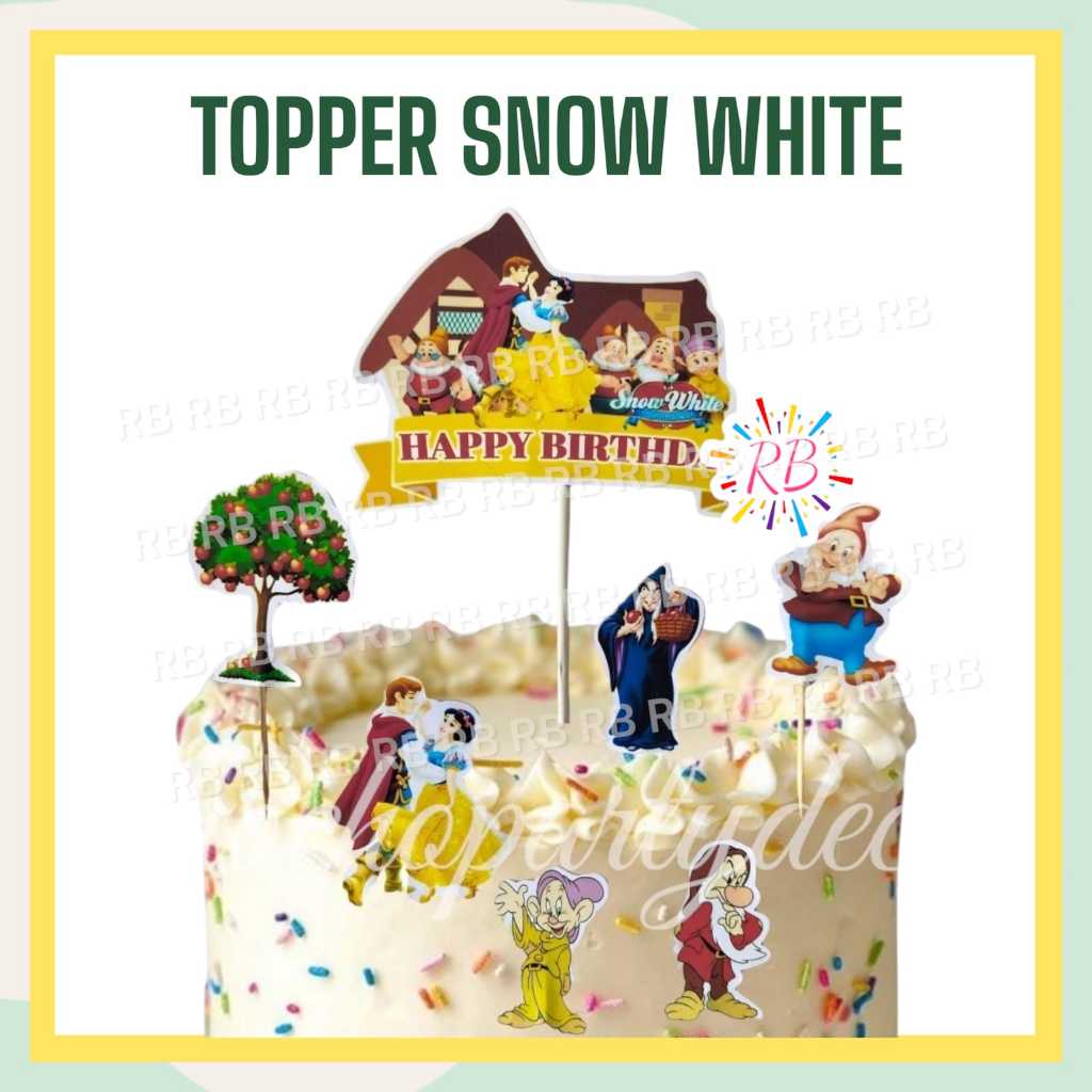 SNOW WHITE Topper / SNOW WHITE ตกแต่งเค้ก