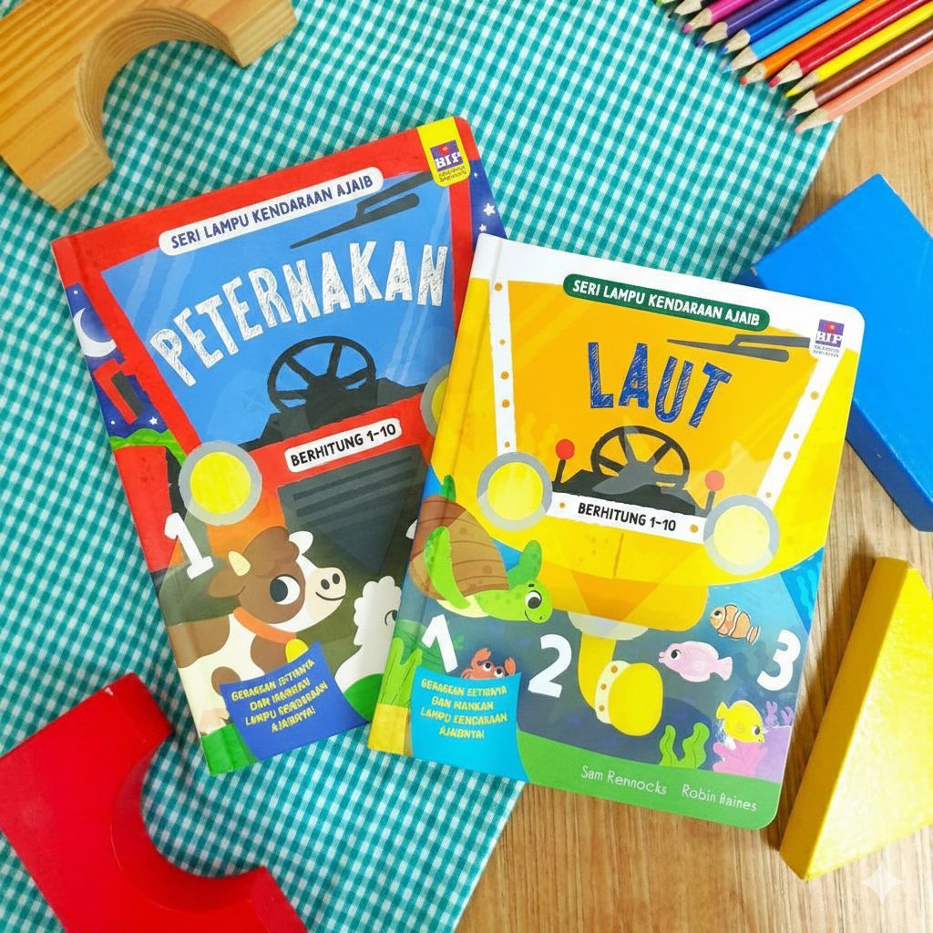 Magic Vehicle Light Series หนังสือเด็ก/หนังสือไฟฉายสําหรับเด็ก/หนังสือนิทานสําหรับเด็ก