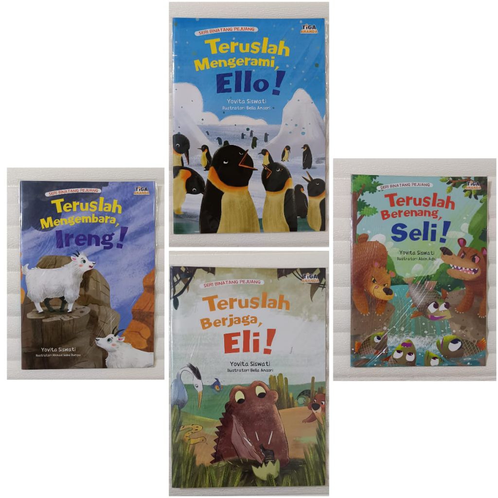 THREE ANANDA SERIES ANIMAL WARRIORS