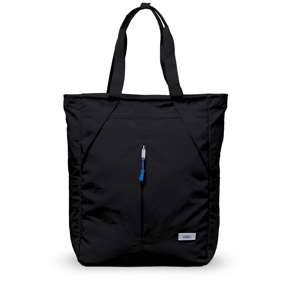 Wallts MIINO Black 2 Way Backpack Totebag Backpack Mens Womens Bag