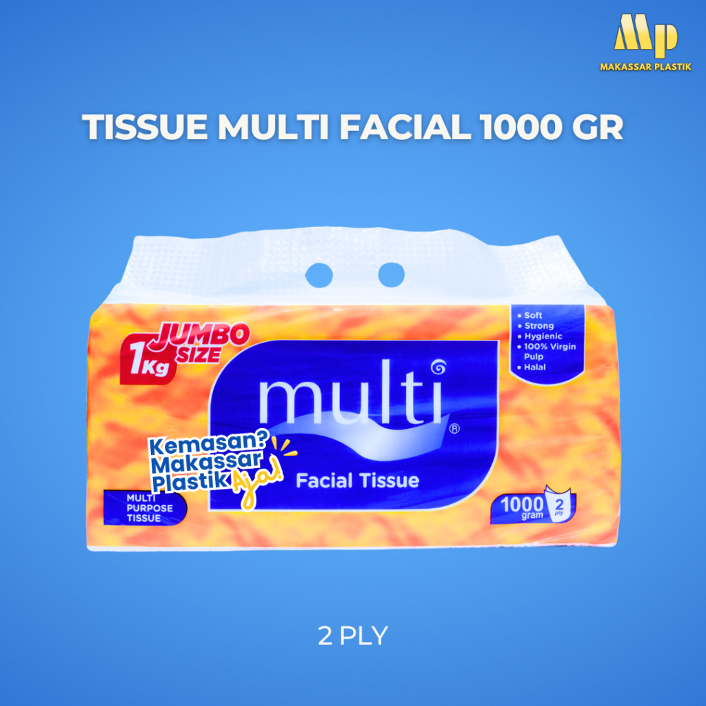 MULTI FACIAL TISSUE 1000 GR MP08 / FACIAL TISSUE / TISSUE 1 KG