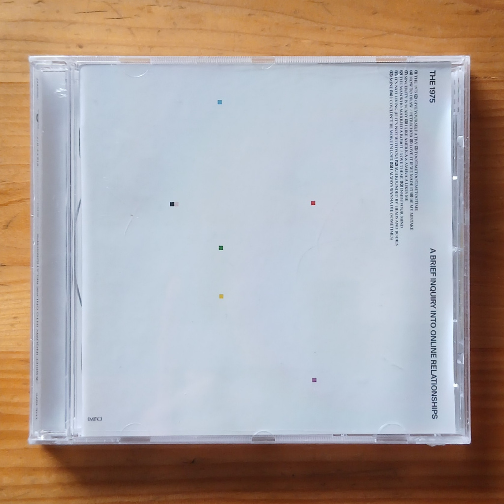Cd THE 1975 - A Brief Inquiry Into ความสัมพันธ์ออนไลน์