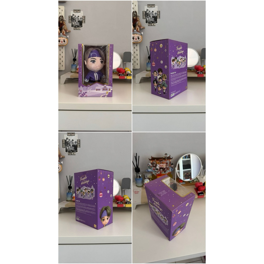 BTS Plush Winter Boy พร้อม Luv Doll Bagcharm Taehyung Bag V