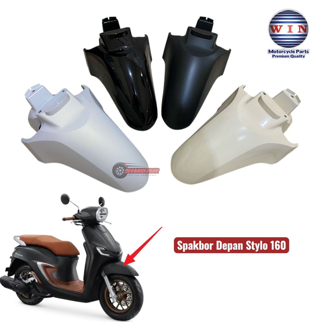 WIN-SPAKBOR ด้านหน้า STYLO 160 บังโคลนบังโคลนหน้า stylo 160 k3v
