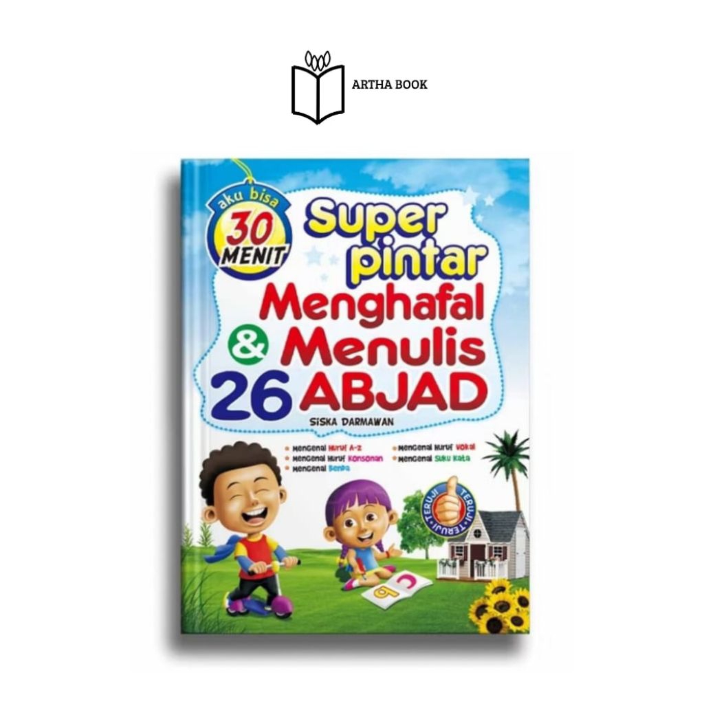 CHILDRENS BOOKS/CHILDRENS EDUCATIONAL BOOKS/SUPER SMART IN MEMORIZING & WRITING 26 ALPHABET/SIKA DAR