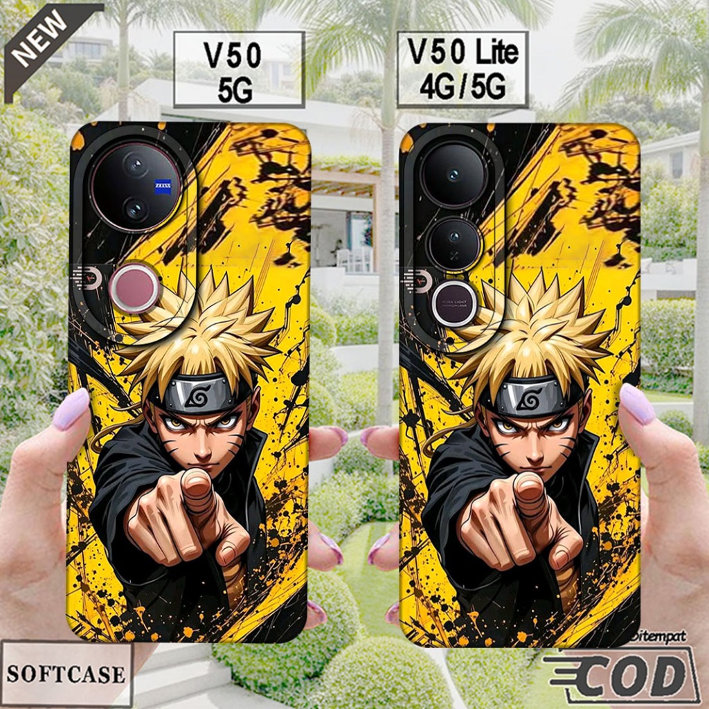 เคส VIVO V50 5G 2025 - เคส VIVO V50 LITE 4G / 5G 2025 _ เคสซิลิโคนสีดํายืดหยุ่น