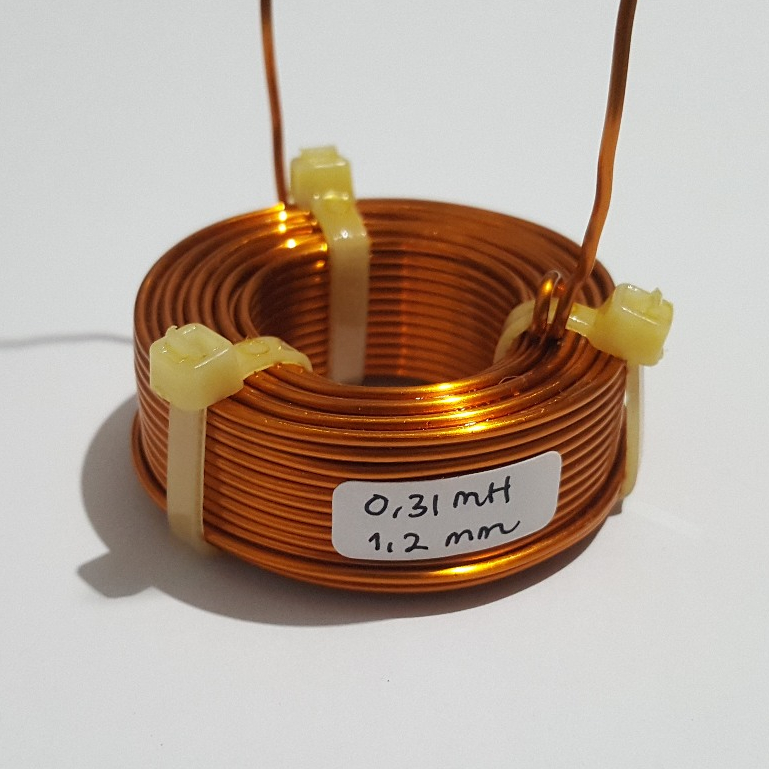 3.3mH 1.2 มม.LJ Air Core Coil - ACC 3.3mH 1.2 มม. 16-17 AWG Crossover XO Inductor
