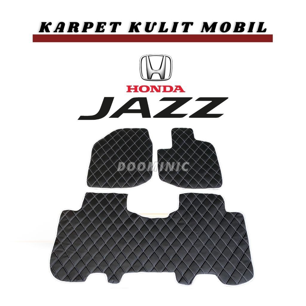 Honda Jazz ge8 gk5 2008-2020 พรมรถยนต์ทําจากหนังพรีเมี่ยม
