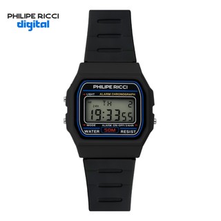PhiLipe Ricci Digital Jam Tangan Unisex Pria Wanita Simple 100% Original Terbaru H002 Free Box