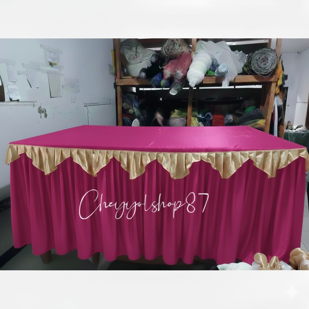 ผ้าคลุมโต๊ะบุฟเฟ่ต์ txlxp 70cm x 100cm x 160cm ครบชุด