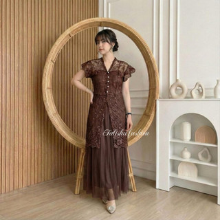 Dress 2in1 CAMILA model terbaru pakaian elegant berbagai acara