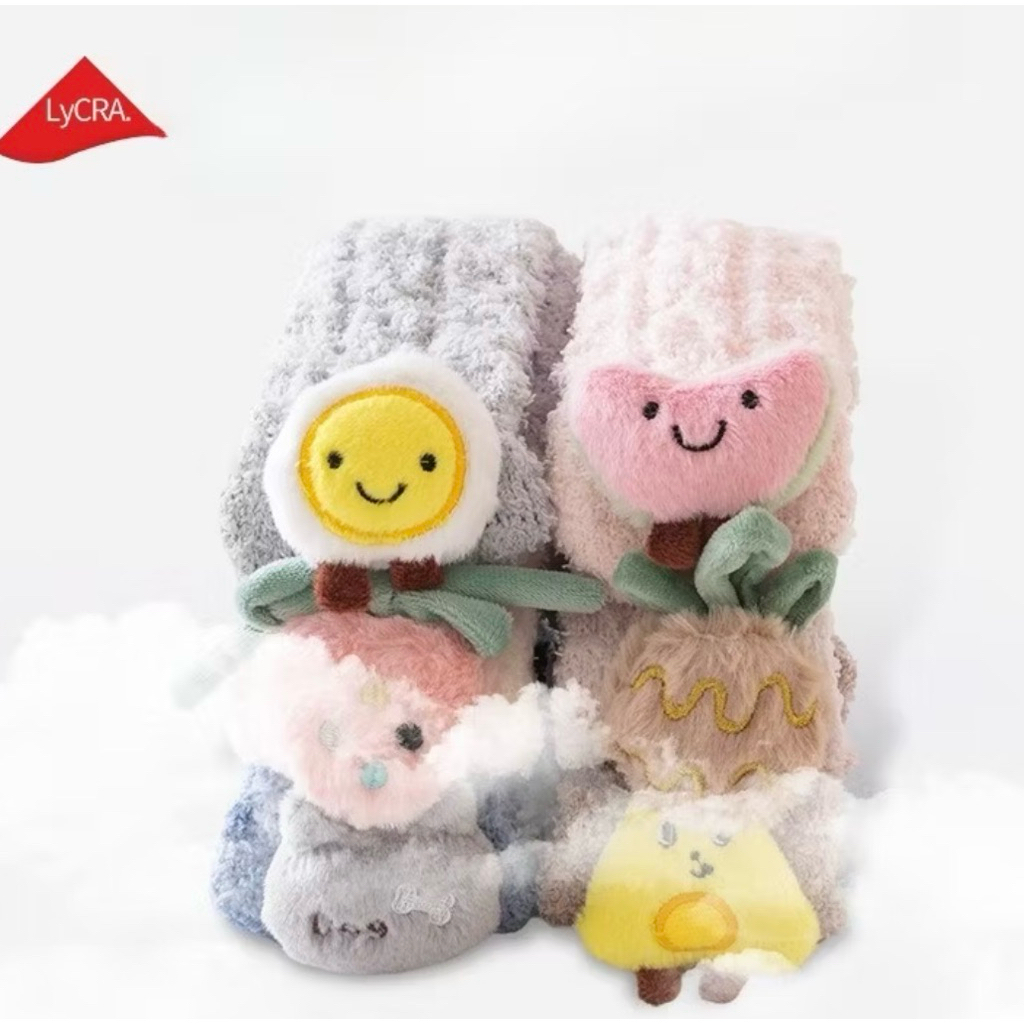 ฤดูหนาวถุงเท้ายาว 3D ตุ๊กตาสําหรับ NEWBORN BABY UNISEX THICK COTTON 249 ถุงเท้าเด็กยาวถุงเท้าสําหรับ