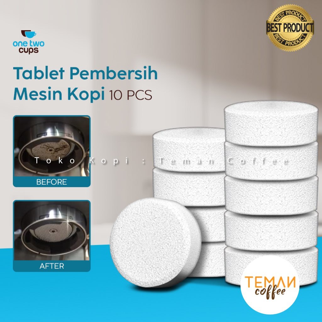 MESIN One Two Cups Coffee Machine Cleaner Tablets 10 ชิ้น - CJ129 - สีขาว