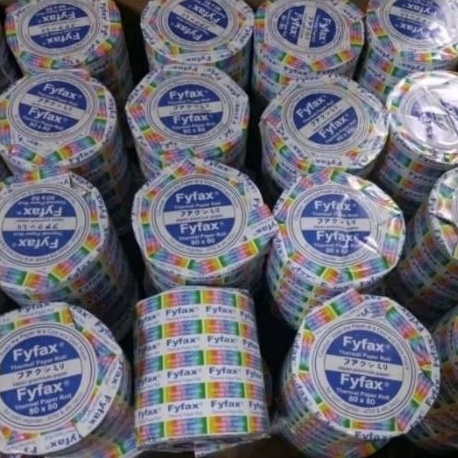 (ROLL) กระดาษความร้อน 80x80 Fyfax / กระดาษแคชเชียร์ความร้อน 80x80