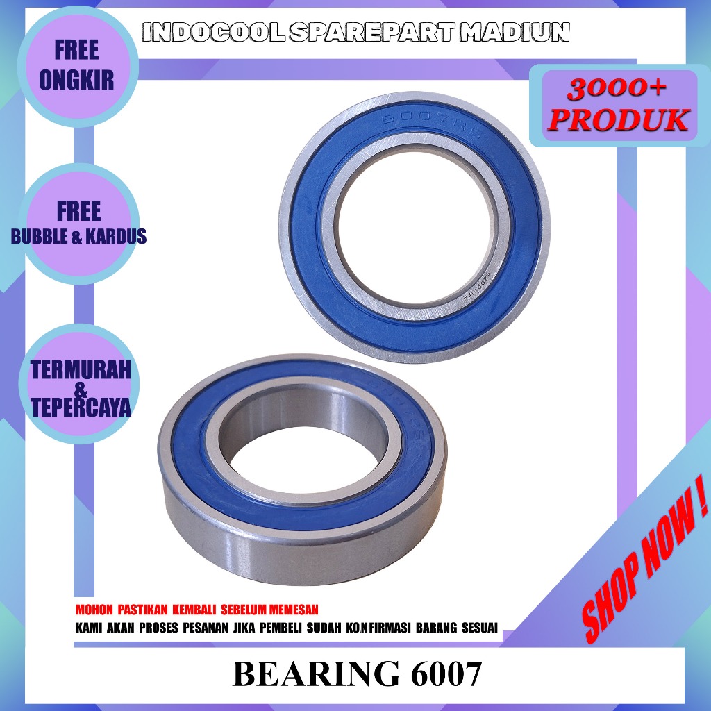 6007 BEARING SPARE PARTS / BEARING LAHER 6007