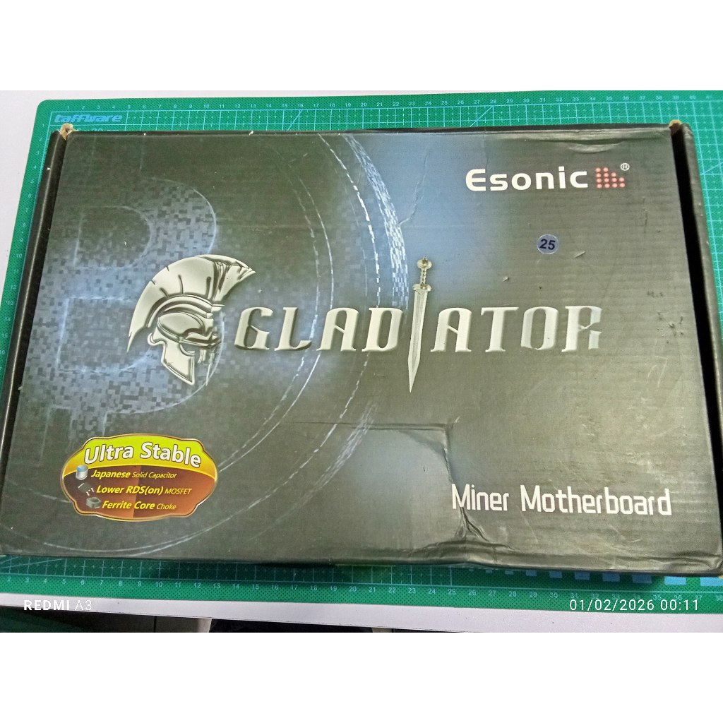 กล่องเมนบอร์ด Esonic B250-BTC Gladiator Minerva