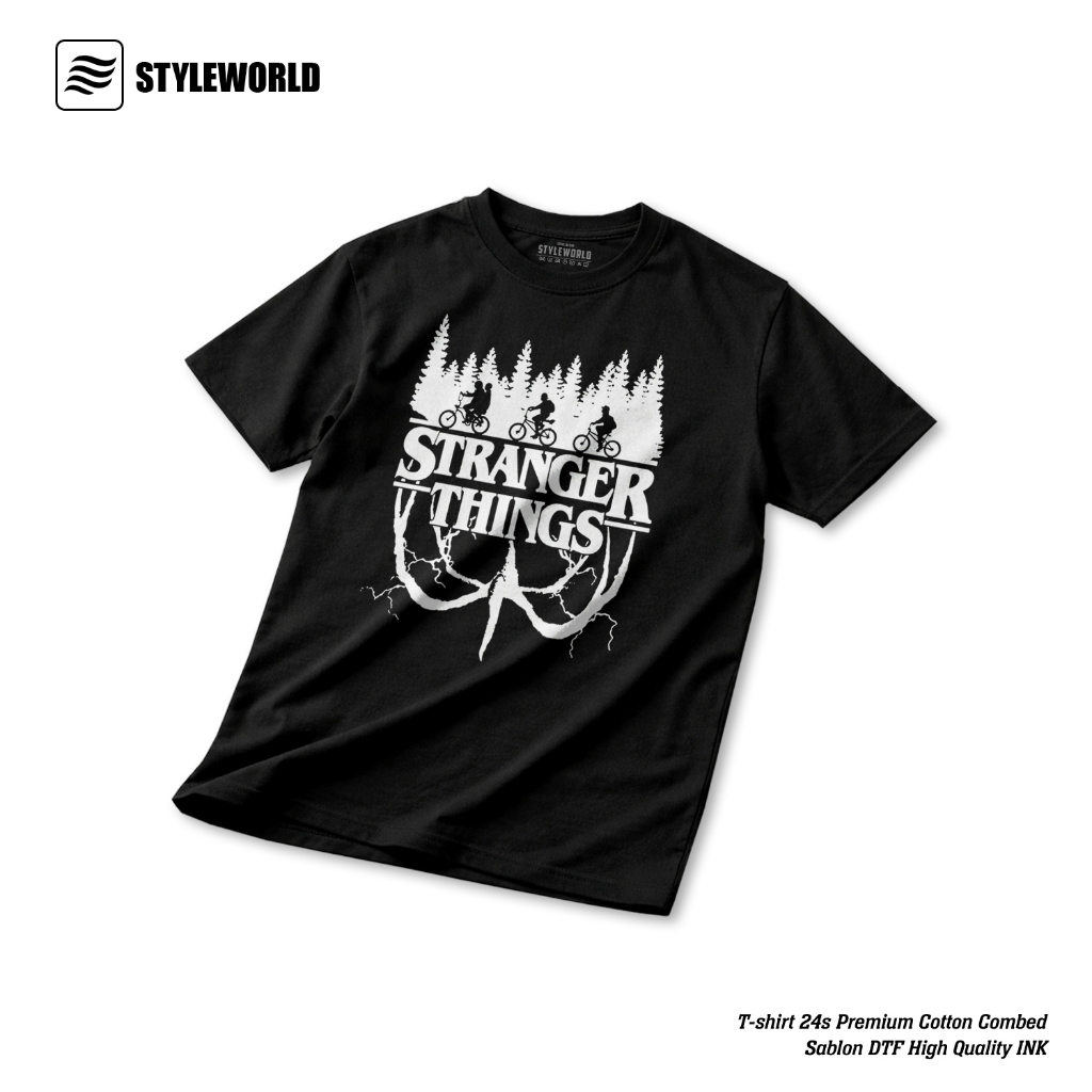 เสื้อยืด Stranger Things 24s Cotton Combed Sw-8